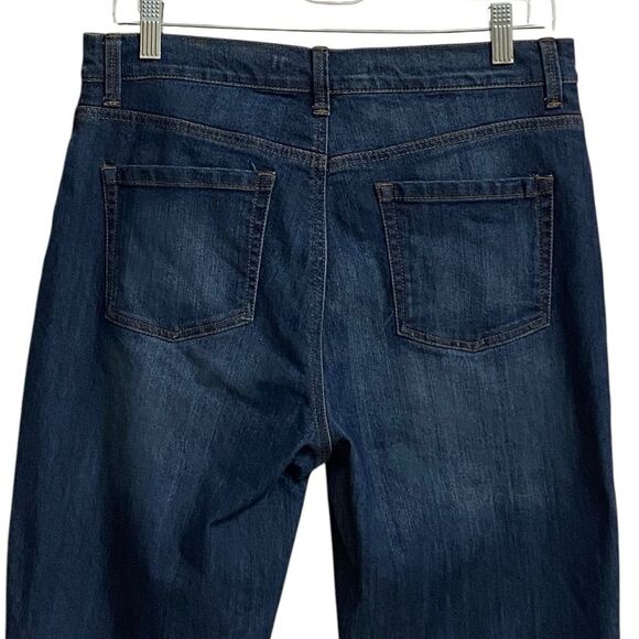 Gloria Vanderbilt Amanda Classic Straight Leg Blue Jeans Women's Size 10 Preppy - Picture 11 of 16